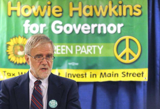 Howie Hawkins Green Partys Howie Hawkins Polling at 24 in Syracuse