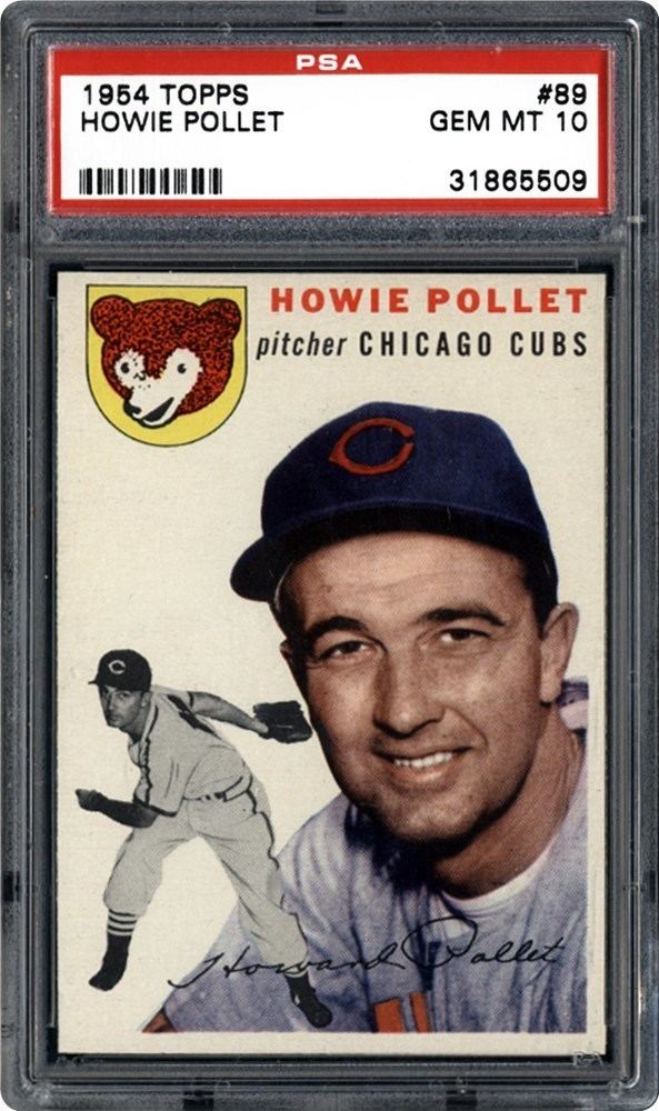 Howie Pollet 1954 Topps Howie Pollet PSA CardFacts