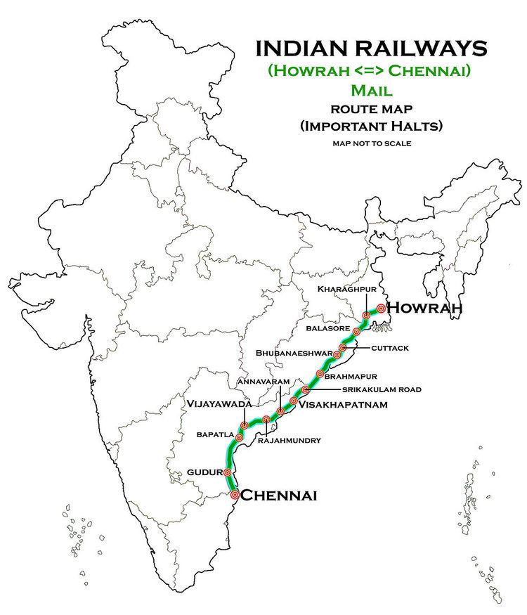 Howrah–Chennai main line