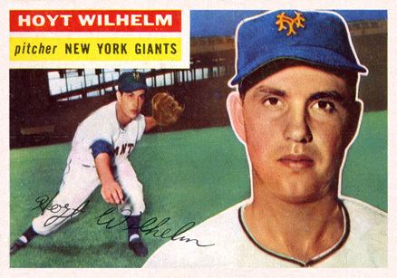 Hoyt Wilhelm 1956 Topps Hoyt Wilhelm 307 Baseball Card Value Price Guide