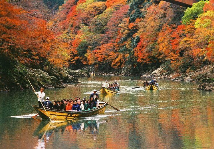 Hozu River Colored leaves information of Hozukyo Hozu River descent Kyoto