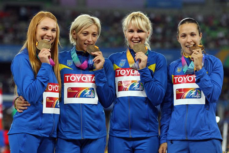 Hrystyna Stuy Olesya Povh Photos 13th IAAF World Athletics
