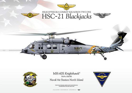 HSC-21 HSC21 Black Jacks Navy Units