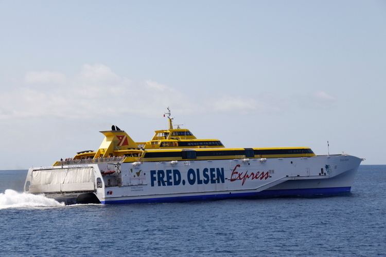 HSC Benchijigua Express The ferry site