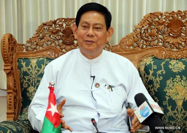Htay Oo Myanmar39s official voices support of quotBelt and Road