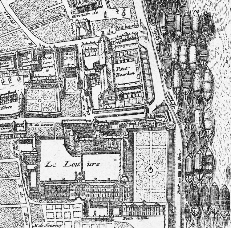 Hôtel du Petit-Bourbon FilePetitBourbon on 1652 map of Paris by Gomboustjpg Wikimedia