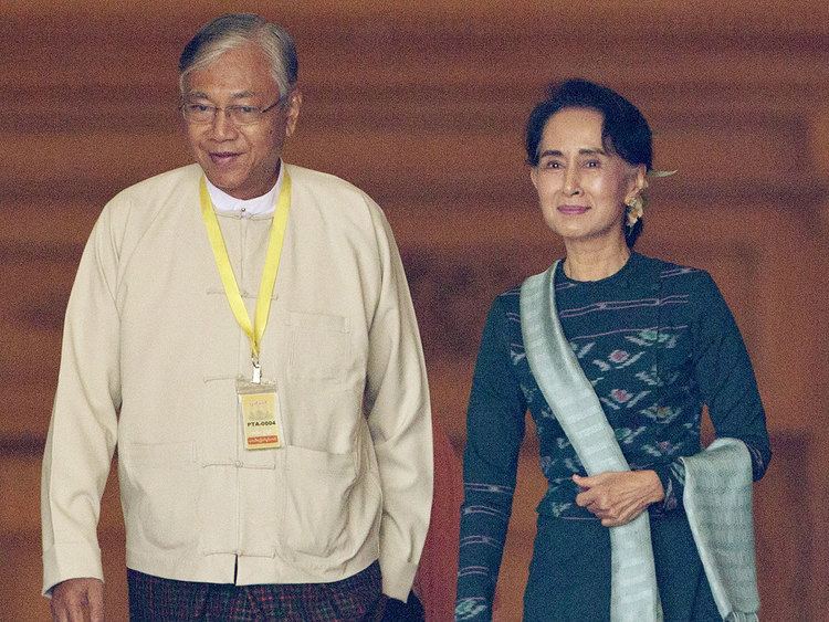 Htin Kyaw Burma elects Htin Kyaw president as Aung San Suu Kyi39s party comes