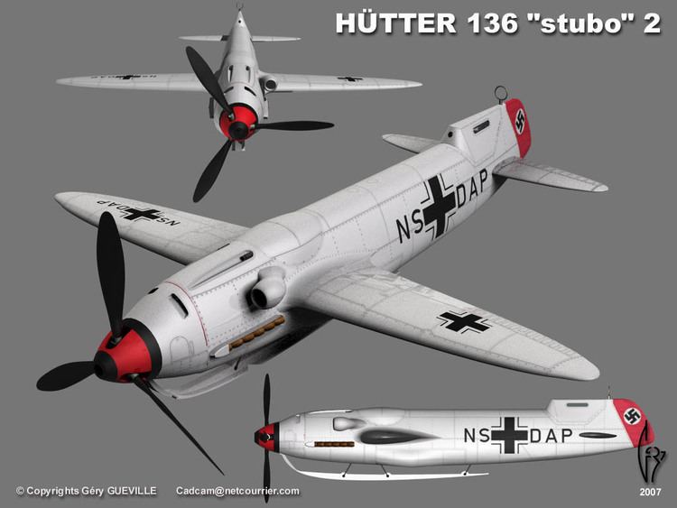 Hütter Hü 136 Gry Gueville39s Htter H 136 Stubo 2 Luft Art Images