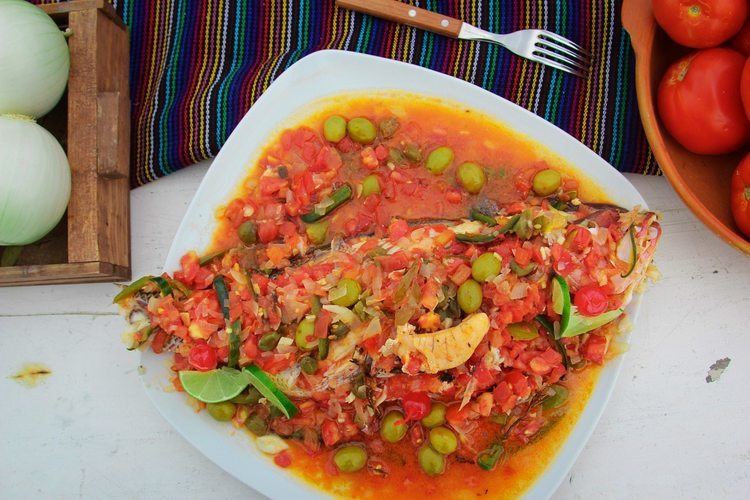 Huachinango a la Veracruzana Red snapper with Veracruzstyle sauce huachinango a la Veracruzana