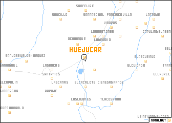 Huejúcar Huejcar Mexico map nonanet
