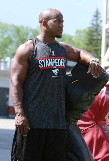 Hugh Charles After stepping up for the Stampeders Hugh Charles may