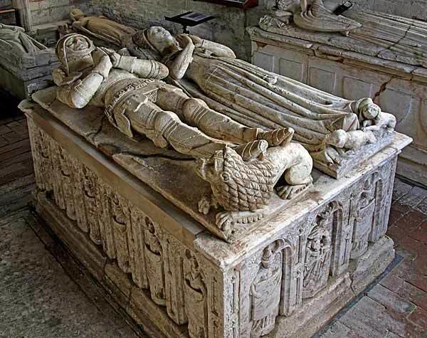 Hugh de Willoughby Tomb of Sir Hugh de Willoughby d 1448 and his first wife Isabel