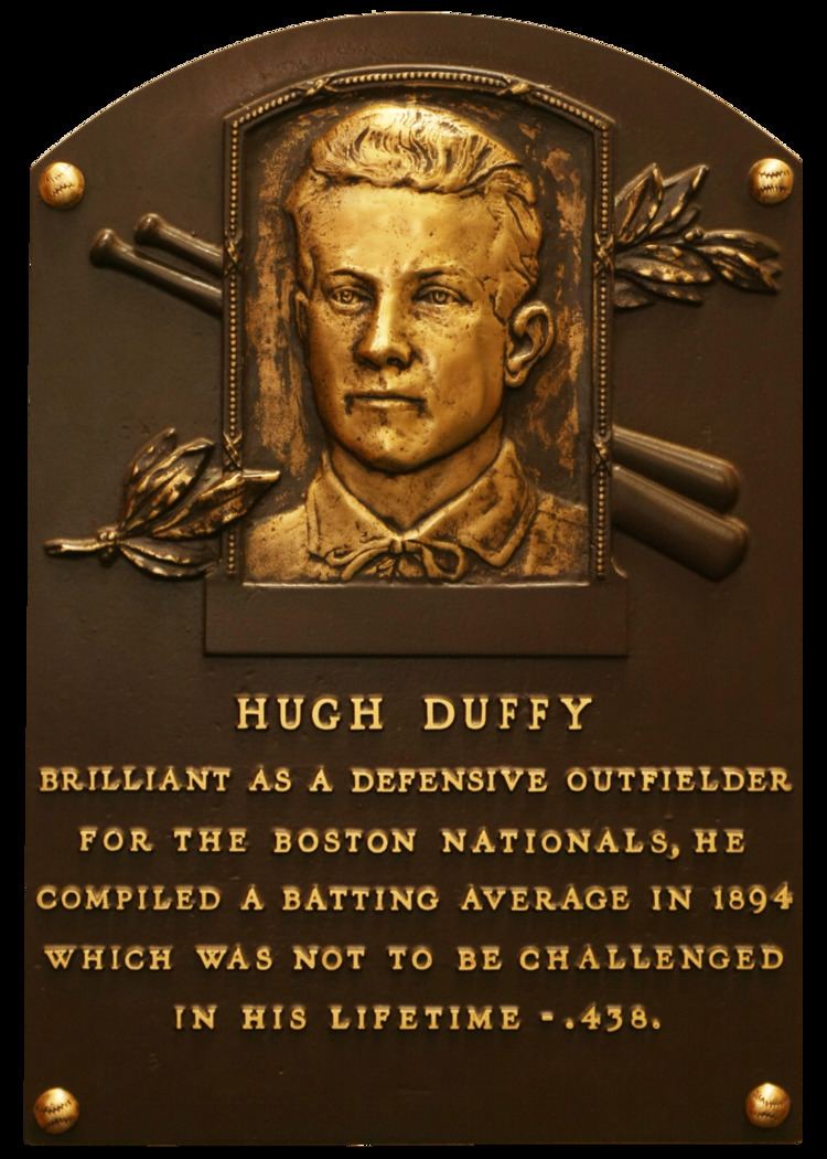 Hugh Duffy Duffy Hugh Baseball Hall of Fame