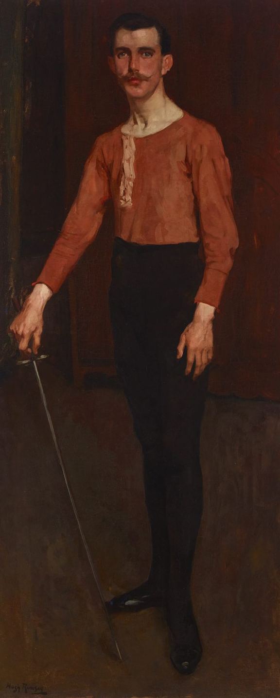 Hugh Ramsay The foil 1901 by Hugh Ramsay The Collection Art