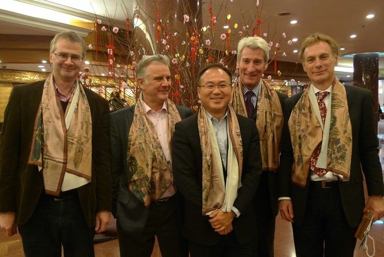 Hugo de Burgh Jeremy Paxman and Bai Yansong spoke at the Future of Public Media