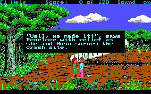 Hugo III, Jungle of Doom! Hugo 3 Jungle of Doom adventure retro game Abandonware DOS