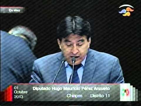 Hugo Mauricio Pérez Anzueto Intervencion del Dip Hugo Mauricio Prez Anzueto 1 octubre 13 YouTube