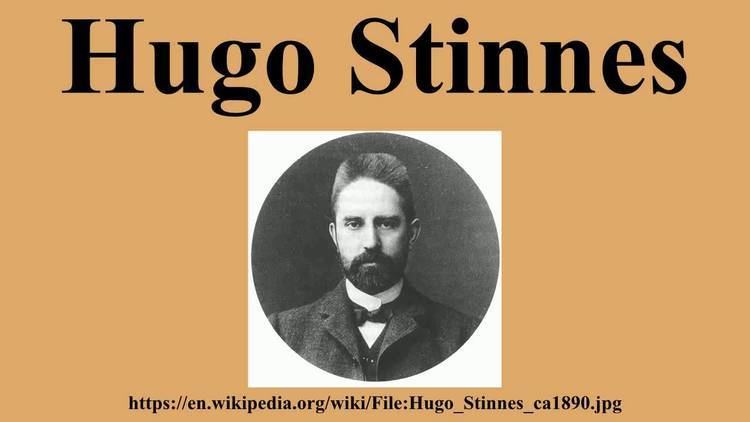 Hugo Stinnes Hugo Stinnes YouTube