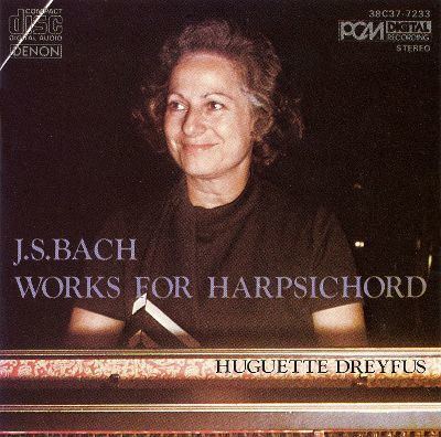 Huguette Dreyfus JS Bach Works for Harpsichord Huguette Dreyfus