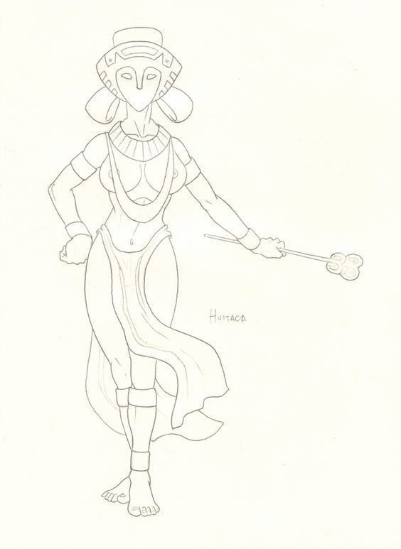 Huitaca (goddess) muisca huitaca by gx86illustration on DeviantArt HuitacaChia