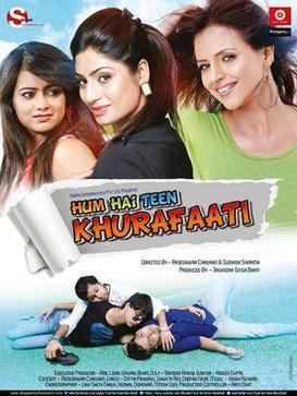 Hum Hai Teen Khurafaati movie poster
