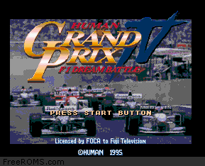 Human Grand Prix IV: F1 Dream Battle SNES Super Nintendo for Human Grand Prix IV F1 Dream Battle ROM