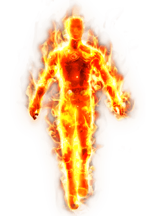 Human Torch Human Torch Character Token Marvel Heroes Item Base