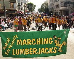 Humboldt State University Marching Lumberjacks httpsuploadwikimediaorgwikipediacommonsthu