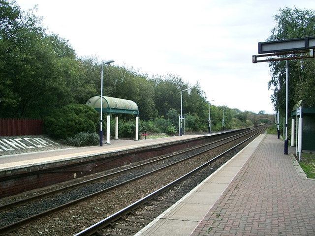 Huncoat railway station