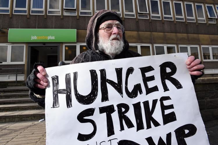 Hunger strike Bradford pensioner goes on hunger strike in protest at DWP payment