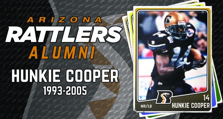 Hunkie Cooper Rattlers Alumni Profile Hunkie Cooper Arizona Rattlers 2017