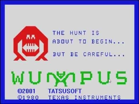 Hunt the Wumpus Hunt the Wumpus original game YouTube