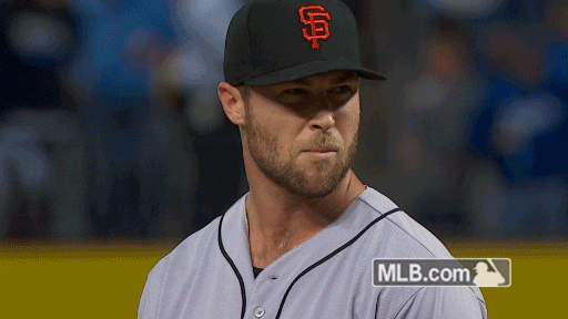 Hunter Strickland Benches clear after Hunter Strickland gives up homer and