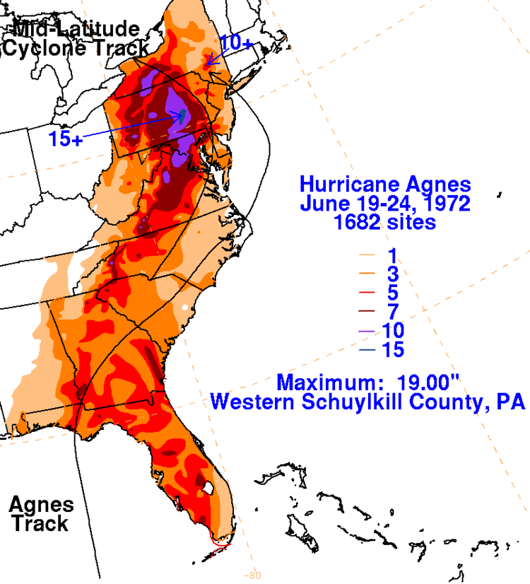 Hurricane Agnes Hurricane Agnes June 1425 1972