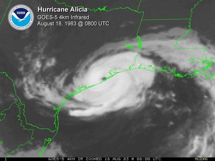 Hurricane Alicia Hurricane Alicia Simple English Wikipedia the free encyclopedia