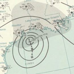 Hurricane Cindy (1963) httpsuploadwikimediaorgwikipediacommonsthu