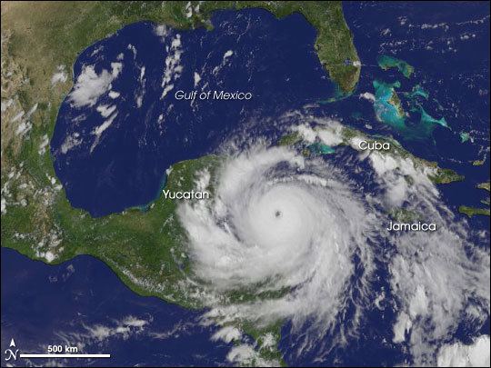 Hurricane Dean Hurricane Dean Approaches Yucatan Peninsula Image of the Day