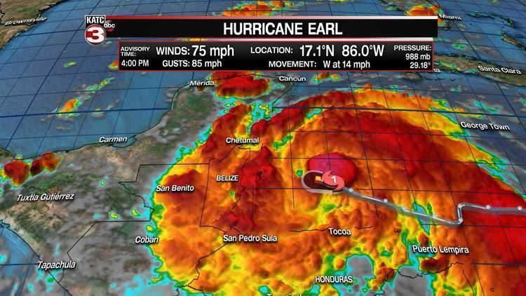 Hurricane Earl (2016) Hurricane Earl has now formed KATCcom Continuous News Coverage