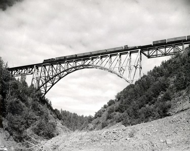 Hurricane Gulch Bridge Alaska Railroad Photographs