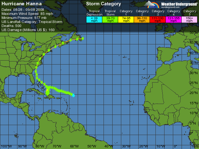 Hurricane Hanna Hurricane Hanna Weather Underground