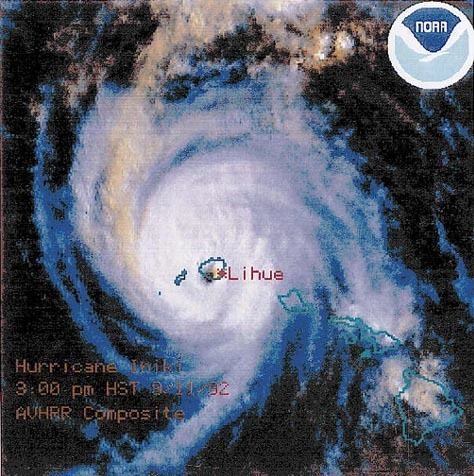 Hurricane Iniki HURRICANE INIKI IN THE HAWAIIAN ISLANDS September 11 1992 by Dr
