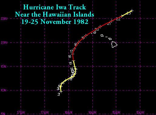 Hurricane Iwa HURRICANE IWA OF 1925 NOVEMBER 1982 IN THE HAWAIIAN ISLANDS by Dr