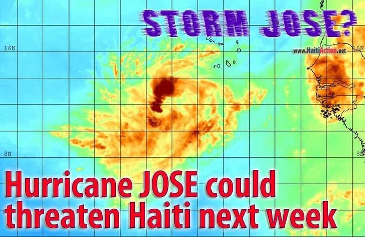 Hurricane Jose Hurricane JOSE could threaten Haiti next week August 23 2011