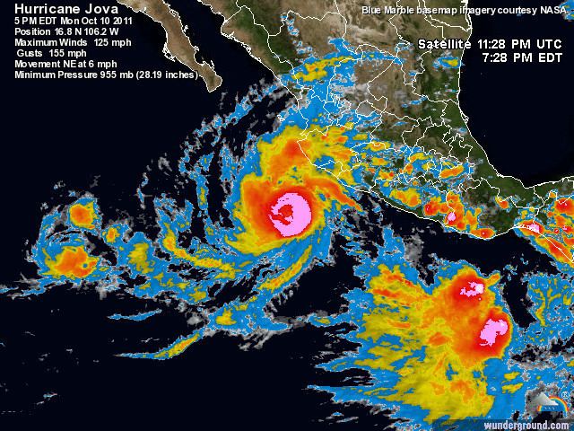 Hurricane Jova (2011) Ready or Not Puerto Vallarta Here Comes Hurricane Jova Cat 3 10