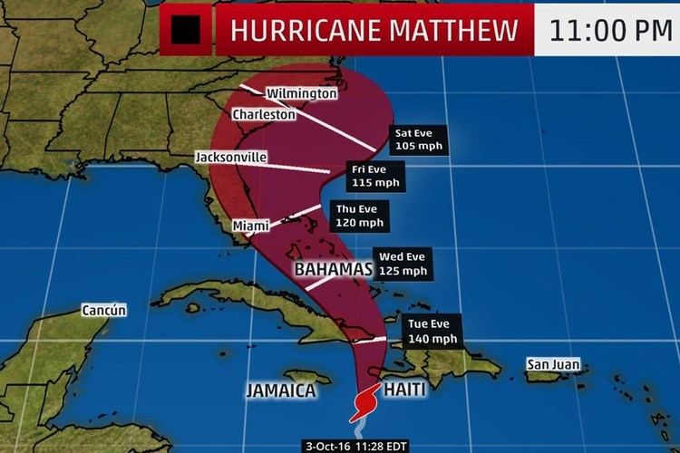 Hurricane Matthew Hurricane Matthew Strikes Haiti Florida Braces for Hit