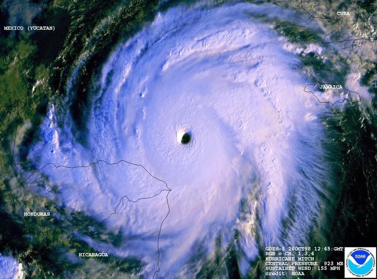 Hurricane Mitch Tropical Atlantic Update Hurricane Mitch 15 years later
