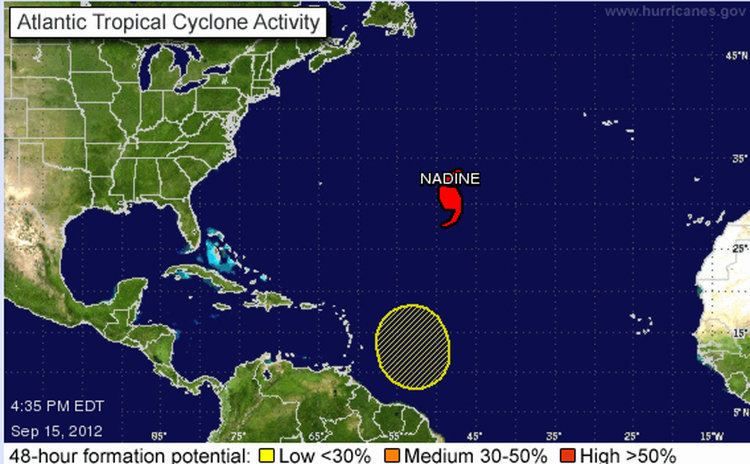 Hurricane Nadine Hurricane Nadine heads east NOLAcom