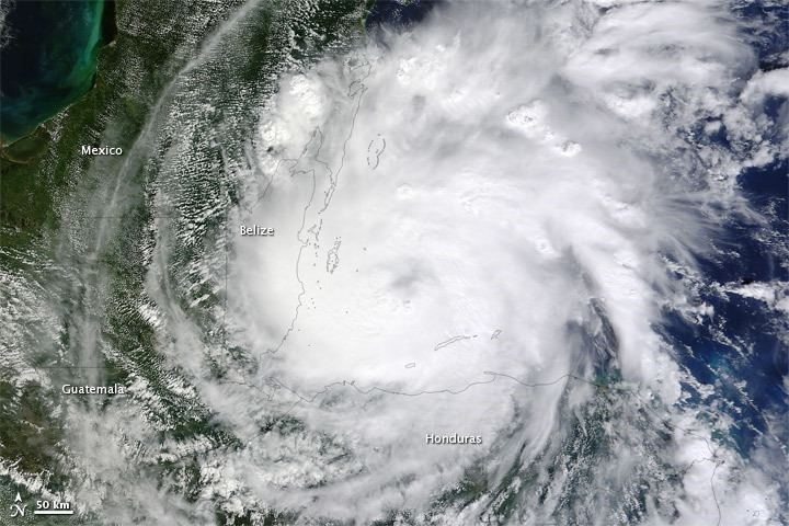 Hurricane Richard Hurricane Richard off Belize Natural Hazards