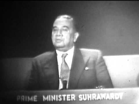 Huseyn Shaheed Suhrawardy Interview with Prime Minister Huseyn Shaheed Suhrawardy of