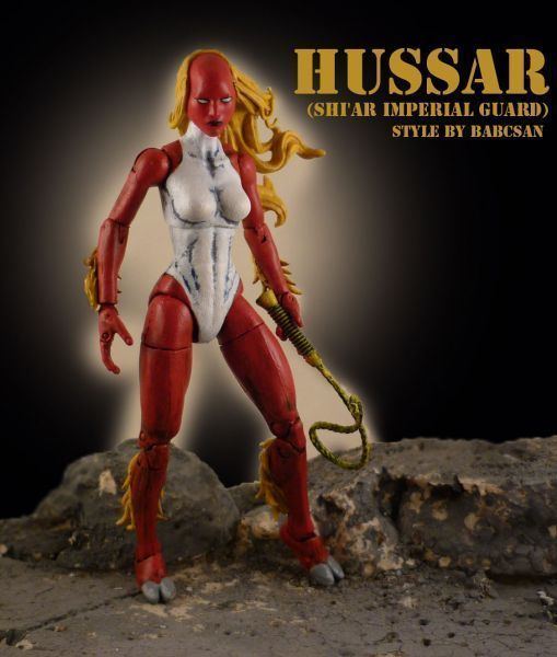 Hussar (comics) Hussar Shi39ar Imperial Guard Marvel Legends Custom Action Figure